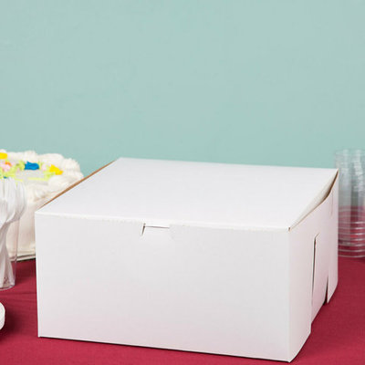 12X12X6 WHITE CAKE BOX